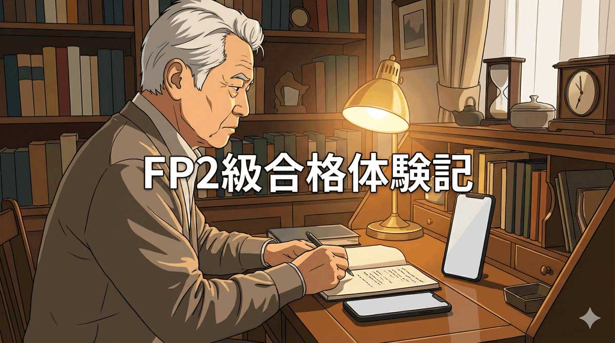 65歳でFP2級に一発合格、スタディングで記憶力低下を克服した勉強法とは